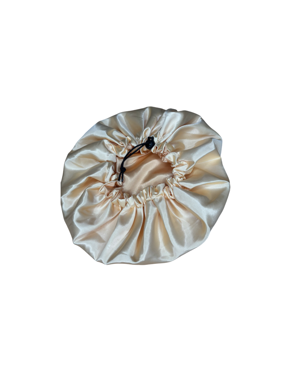 Bonnet Satin Ajustable Beige
