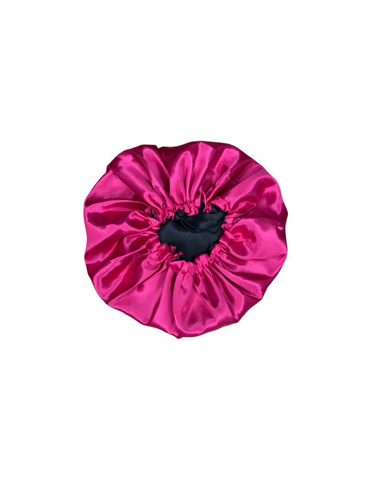 Bonnet Satin Ajustable Rose