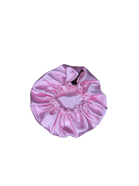 Bonnet Satin Ajustable Rose